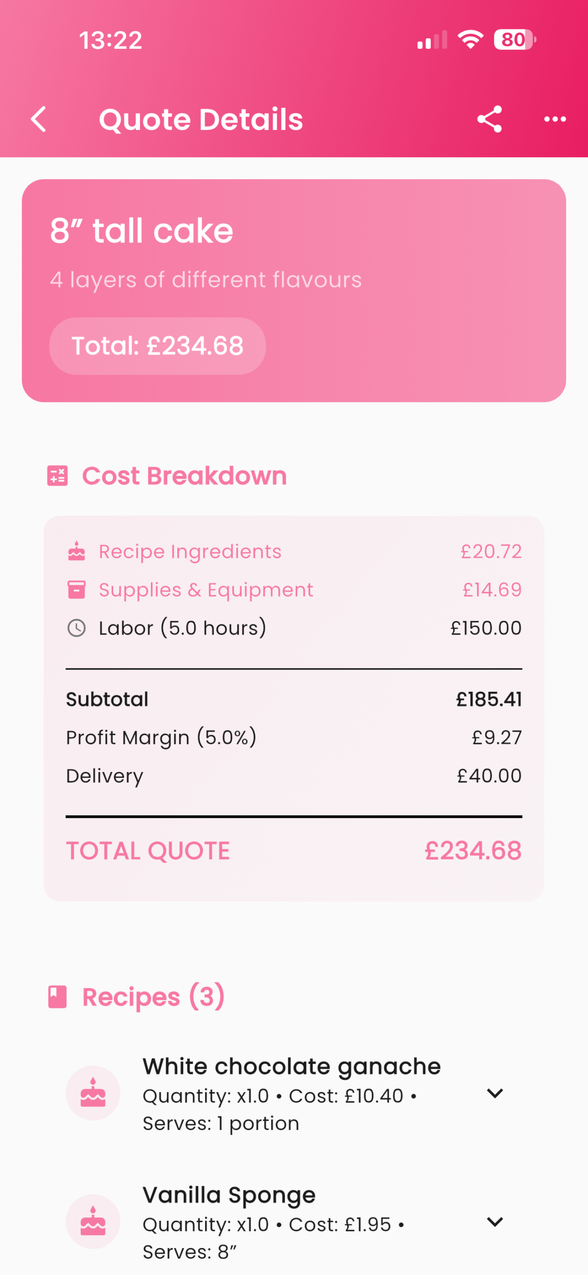 Quote Calculator